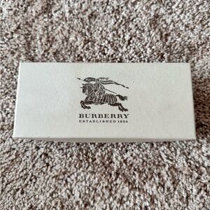 Burberry glasses empty box with authentication and warranty books